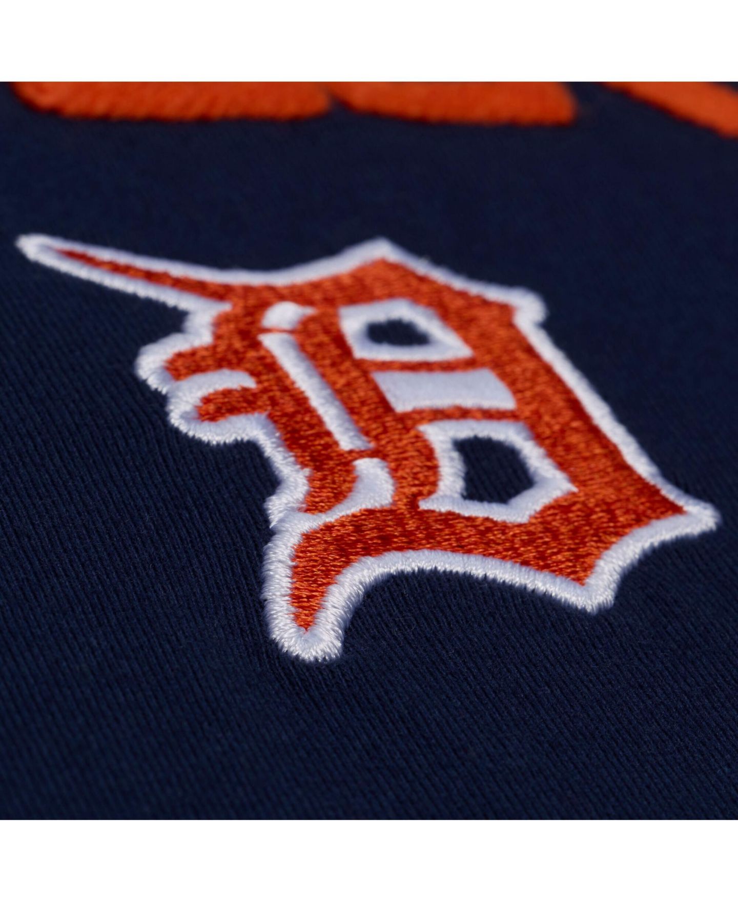 Мужская футболка Mitchell & Ness Navy Detroit Tigers Wild Pitch Ringer — фото 5