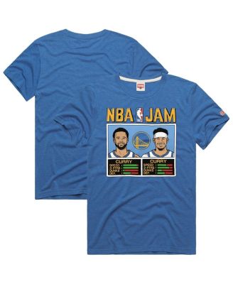 Men's Stephen Curry Seth Curry Royal Golden State Warriors NBA Jam Tri-Blend T-Shirt