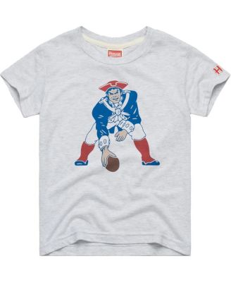 Big Boys and Girls Ash New England Patriots 1979 Tri-Blend T-Shirt