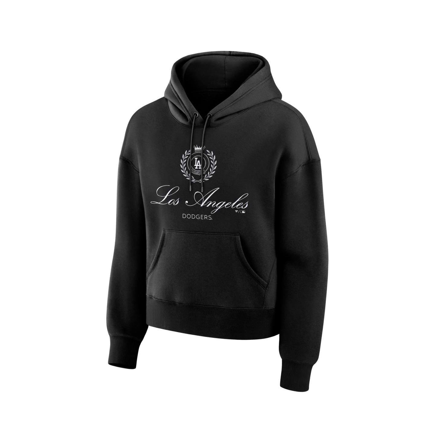 Женское худи Fanatics Black Los Angeles Dodgers Legacy Fleece — фото 2