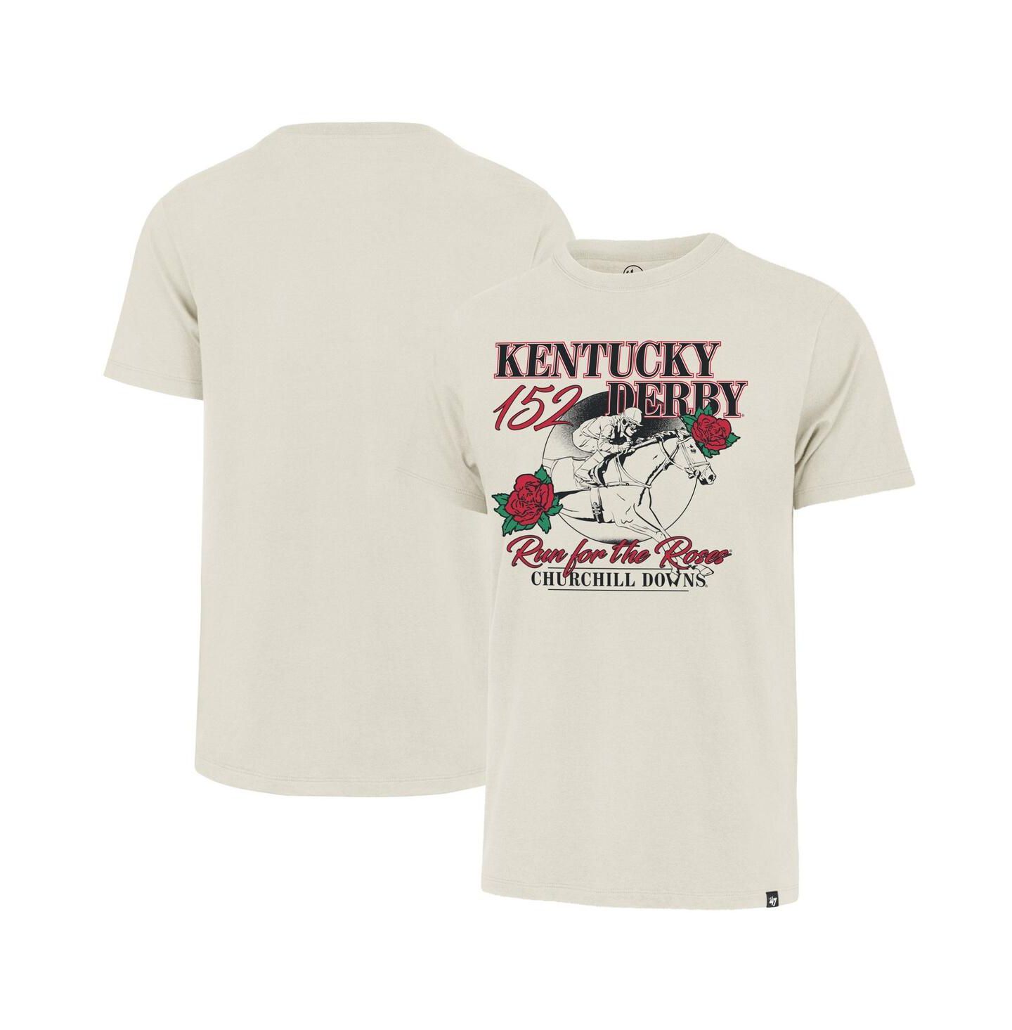 Мужская футболка '47 Brand Tan 152nd Kentucky Derby Franklin — фото 1