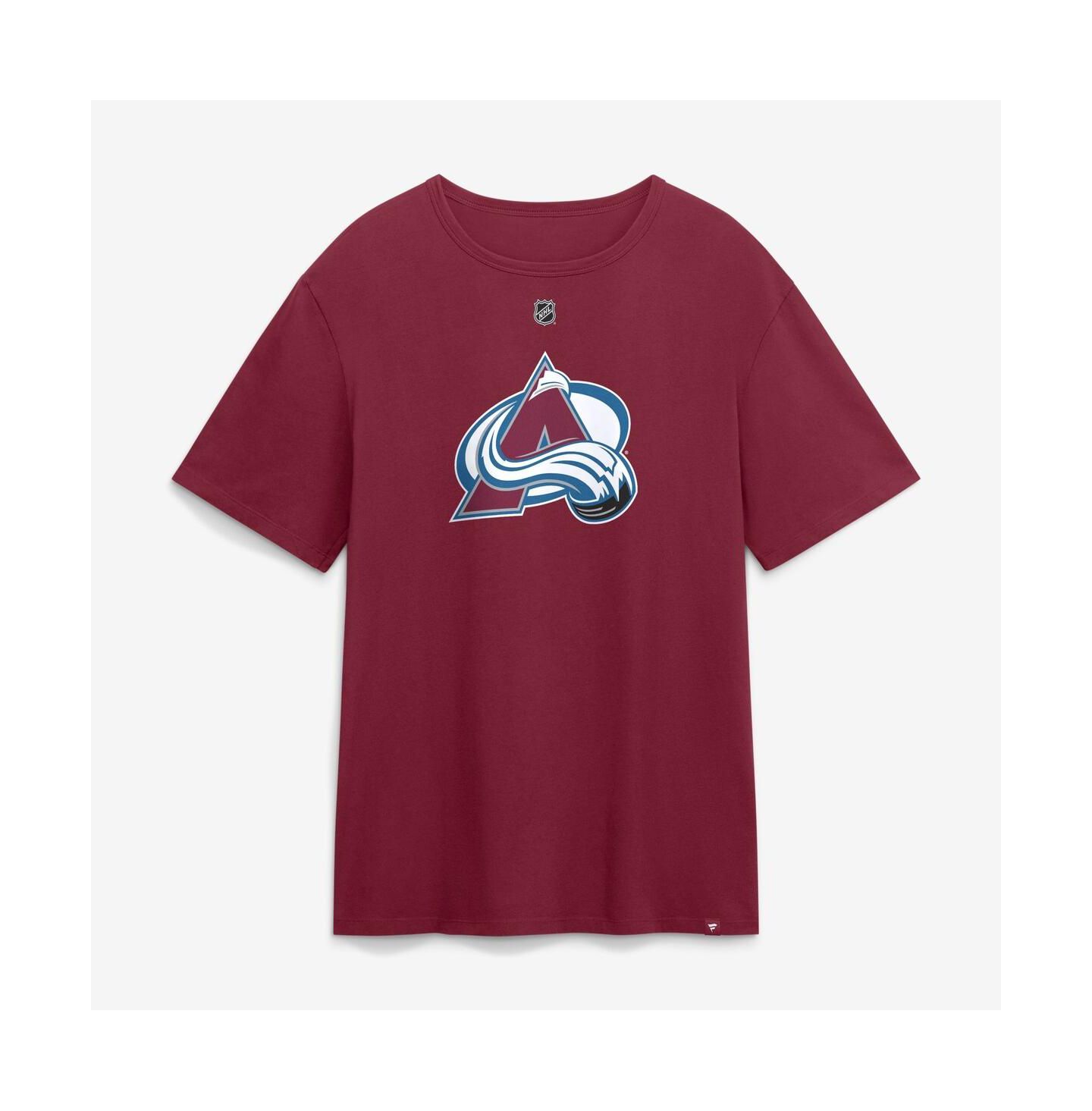 Мужская футболка Fanatics Nazem Kadri Burgundy Colorado Avalanche Authentic Stack Name & Number — фото 2