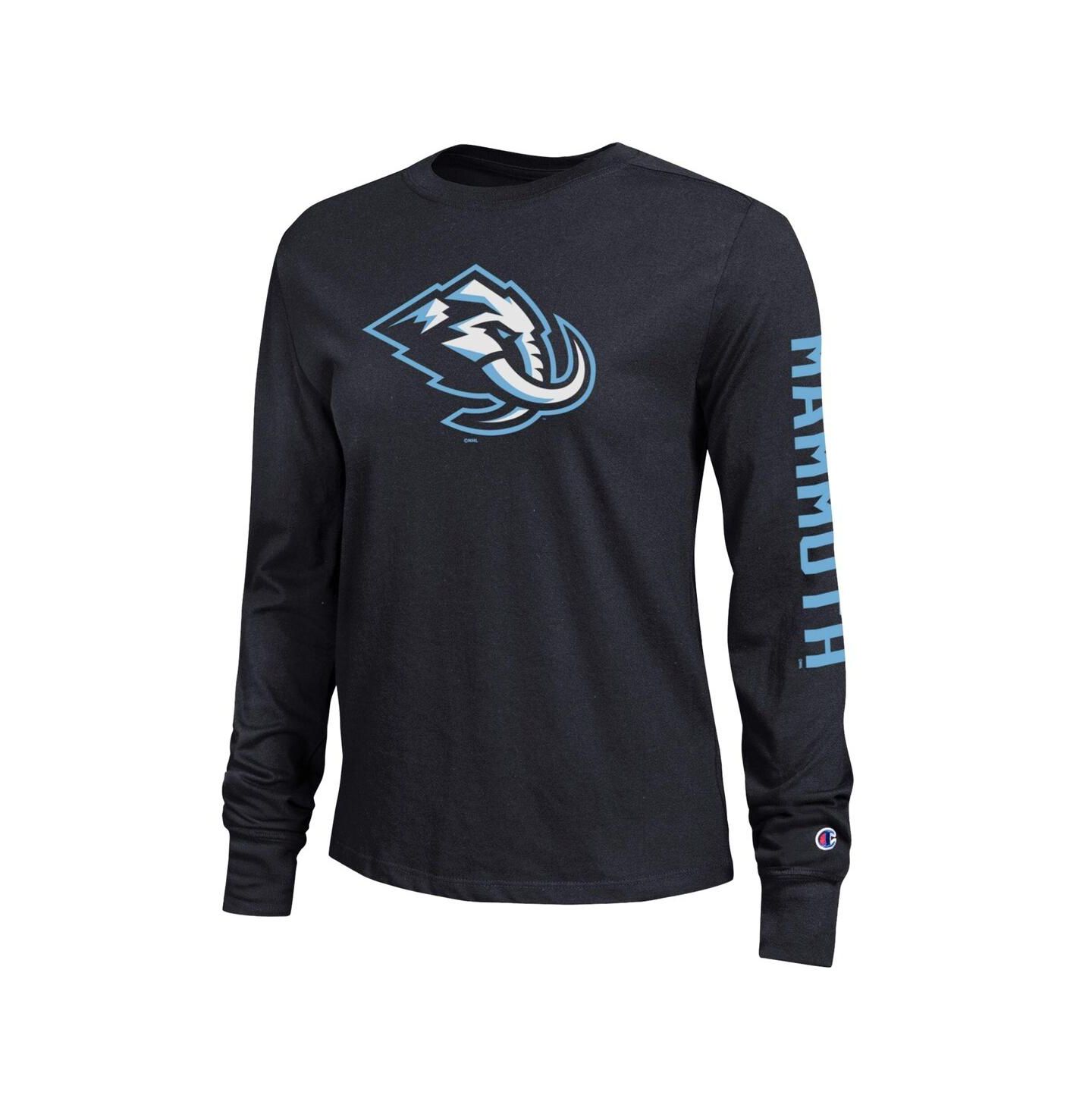Женская футболка Champion Black Utah Mammoth 2-Hit Long Sleeve — фото 2