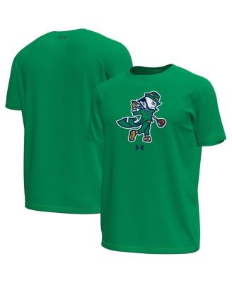 Men's Kelly Green Notre Dame Fighting Irish Golf Leprechaun Tech Stretch T-Shirt