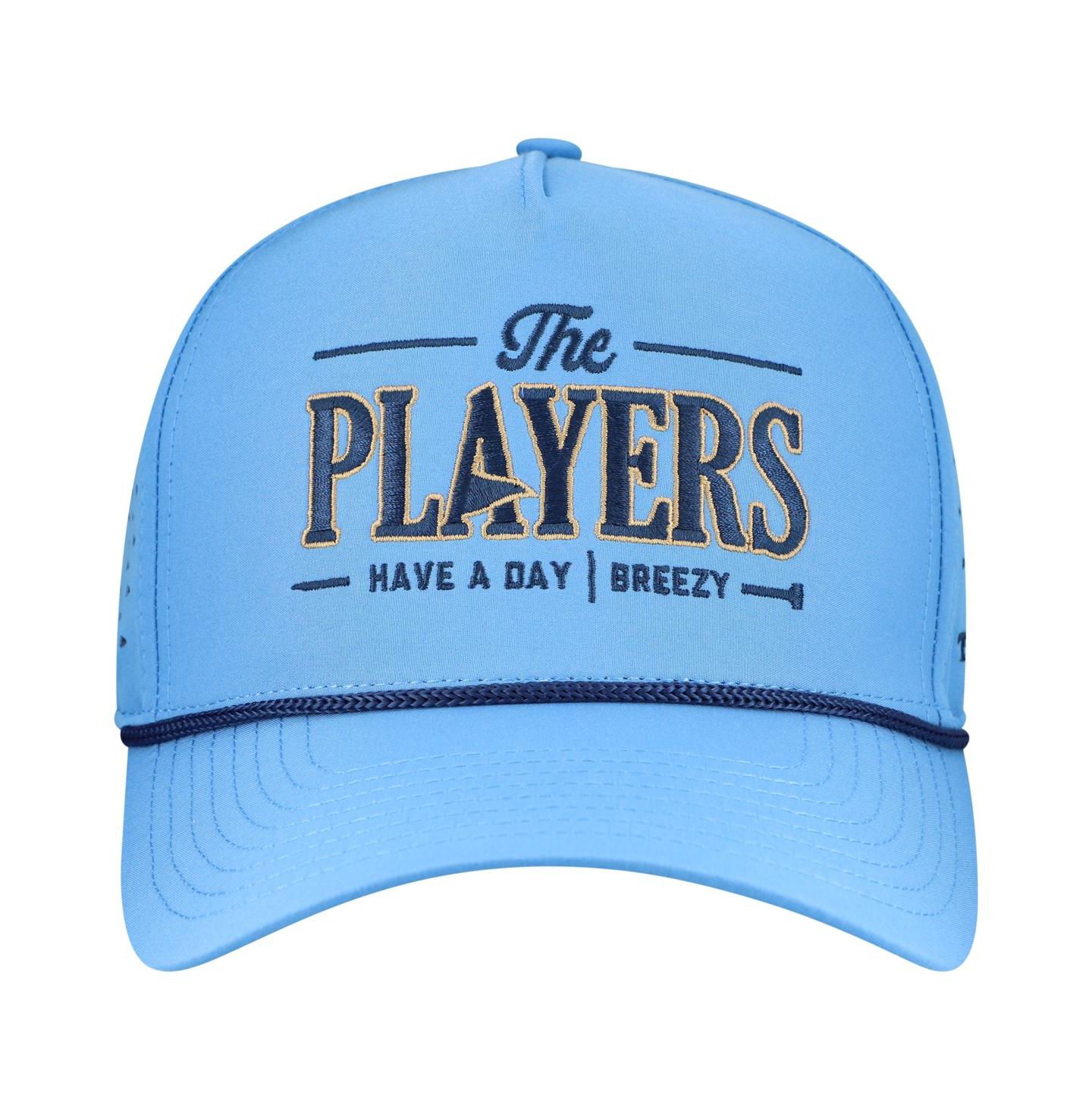 Мужская кепка Breezy Golf Light Blue the Players Flagship Performance Adjustable Hat — фото 2