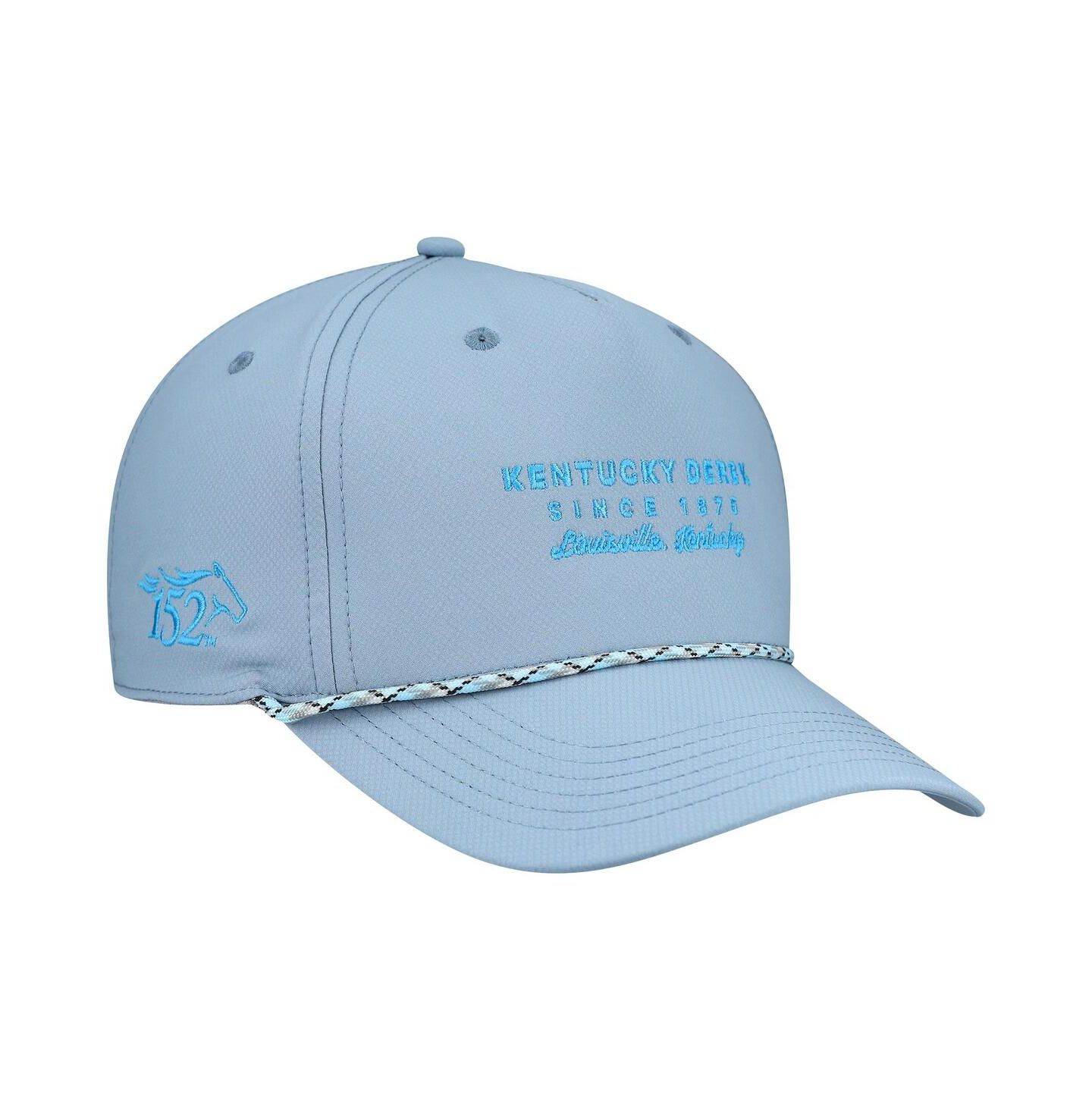 Мужская кепка Ahead Blue 152nd Kentucky Derby Alto Rope Performance Adjustable Hat — фото 1