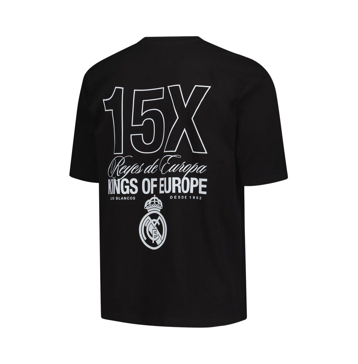Футболка Peace Collective Black Real Madrid European Champions Heavyweight — фото 3