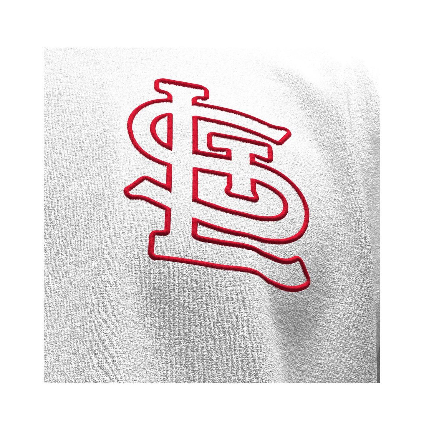 Женская футболка Fanatics White St. Louis Cardinals Baseball Stitch Spirit Jersey Long Sleeve — фото 4