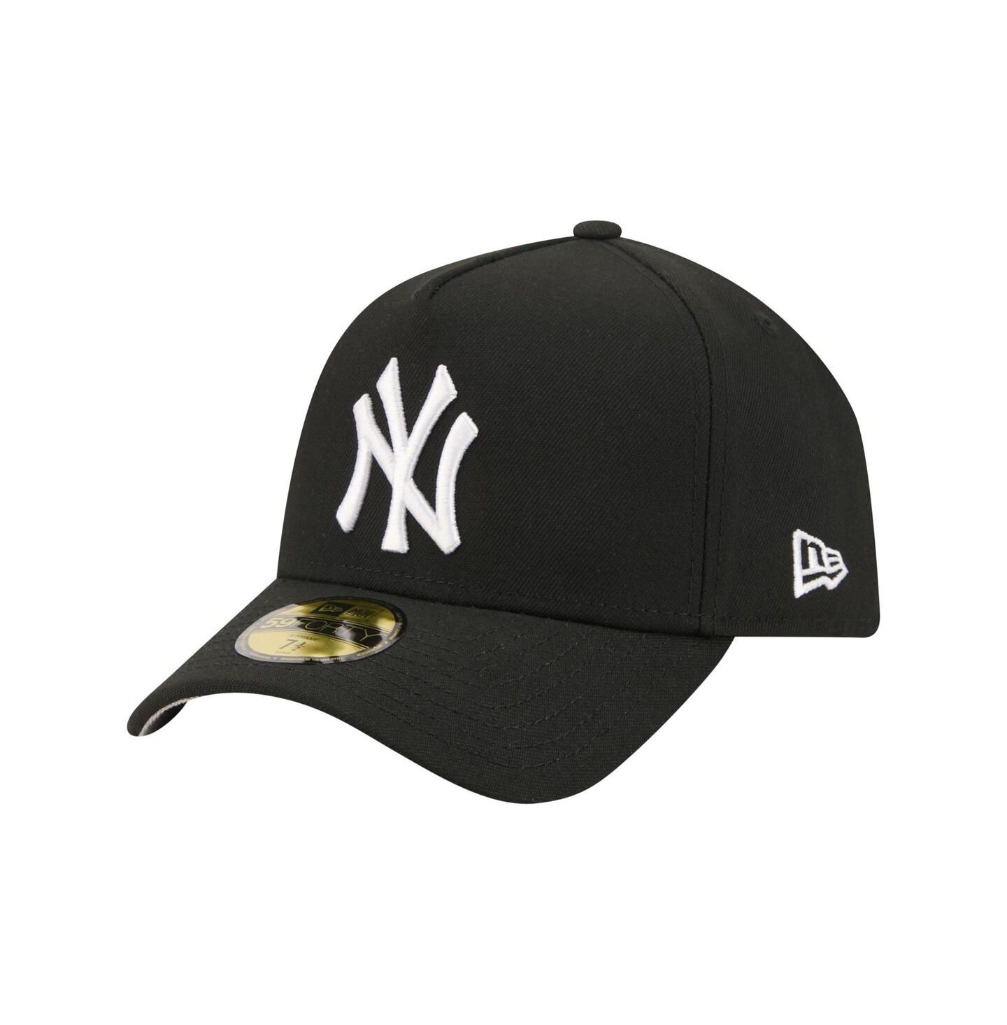 Мужская кепка New Era Black New York Yankees A-Frame 59FORTY Fitted Hat — фото 1