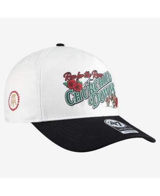 x '47 Men's and Women's White Kentucky Derby Run For The Roses Churchill Downs Hitch Adjustable Hat