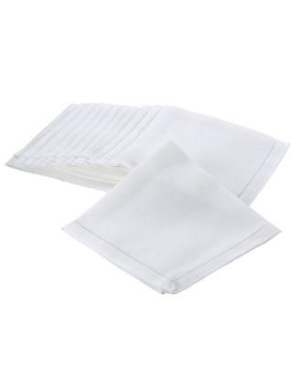 Hemstitched Border Napkins, Set of 12