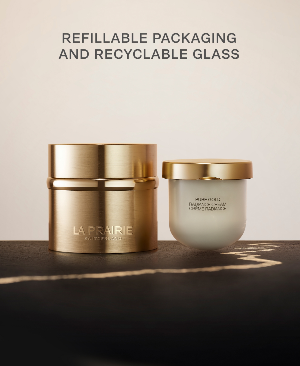 La Prairie Pure Gold Radiance Cream Refill, 1.7 oz.