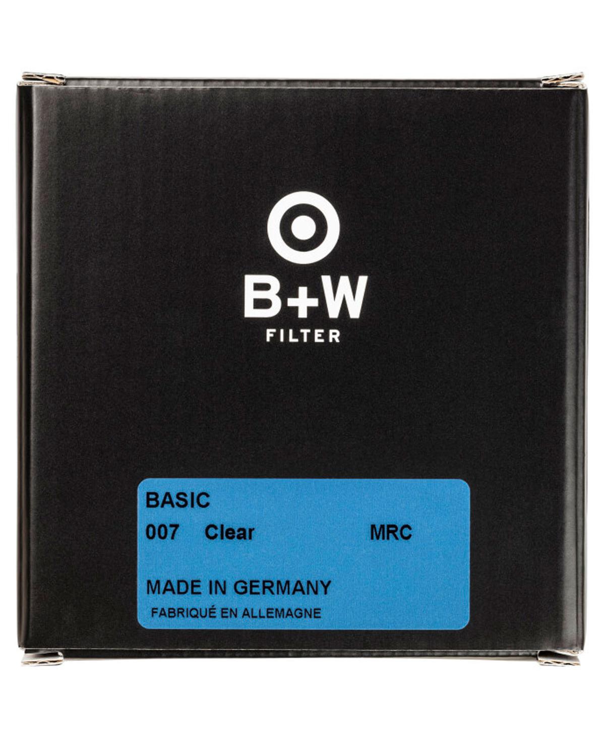 B + W 55mm Basic 007M Clear Mrc Filter