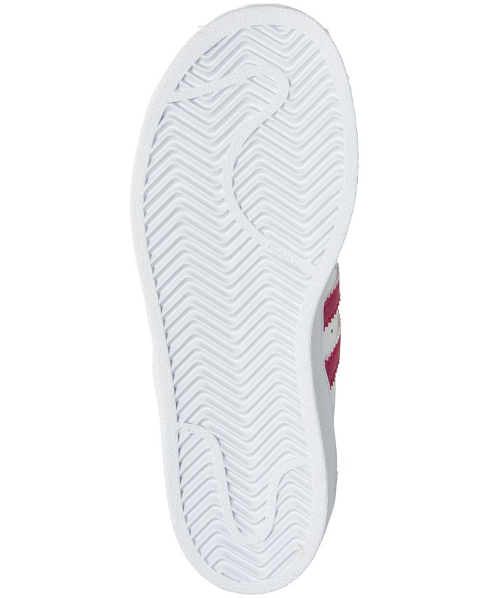 adidas Little Girls' Superstar Sneakers from Finish Line Macy's