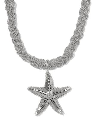 Kendra Scott Parker Starfish Statement Necklace - Silver