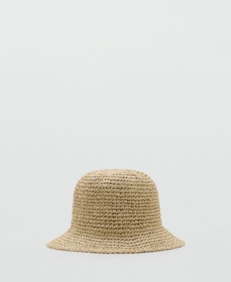 Women's Lurex Natural Fiber Bucket Hat