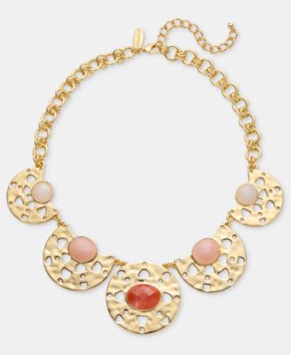 Style Co Gold-Tone Pendant Link Necklace Macys Exclusive - Multi 45$