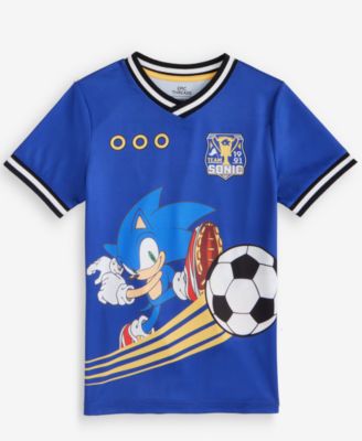 Boys' XS-XL Sonic Soccer Kick Short-Sleeve T-Shirt