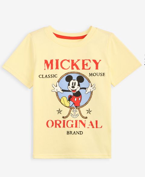 Футболка Epic Threads Classic Mickey Mouse Short-Sleeve T-Shirt для мальчиков-малышей, цвет: Anise Flower