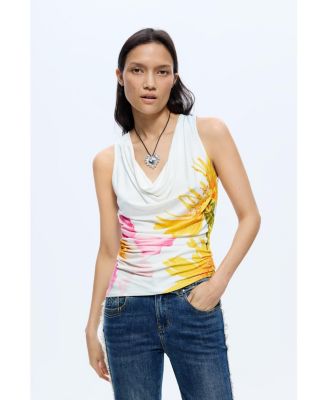 Women's Printed sleeveless t-shirt