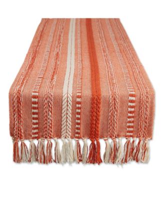 Braided Stripe Textured Table Runner, 15" x 72"