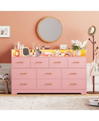 Pink Dressers & Chests | Macy's