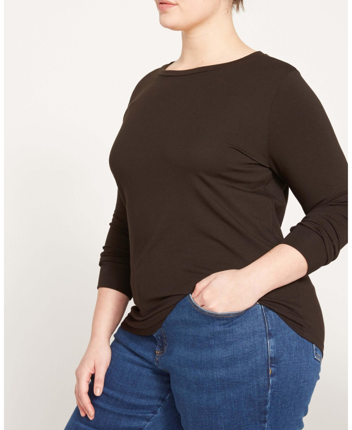 Universal Standard Women's Plus Long Sleeve Tee