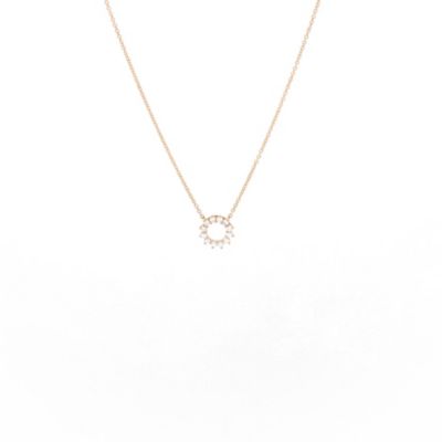 Open Circle Pendant Necklace