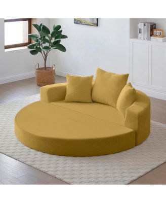 Convertible Sofa Couch Bed, Multi-functional, Adjustable Futon for Apartment