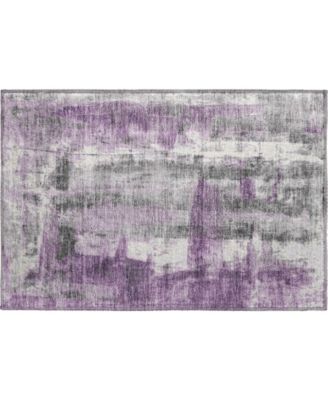 Mayfield Machine Washable AMF1982 1'8"x2'6" Area Rug