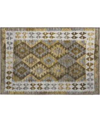 Mayfield Machine Washable AMF1915 1'8"x2'6" Area Rug