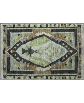 Mayfield Machine Washable AMF1916 1'8"x2'6" Area Rug