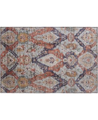 Mayfield Machine Washable AMF1921 1'8"x2'6" Area Rug
