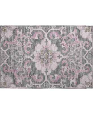 Mayfield Machine Washable AMF1947 1'8"x2'6" Area Rug