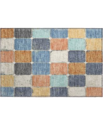 Mayfield Machine Washable AMF1948 1'8"x2'6" Area Rug