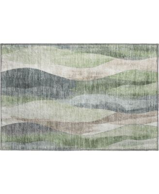 Mayfield Machine Washable AMF1989 1'8"x2'6" Area Rug