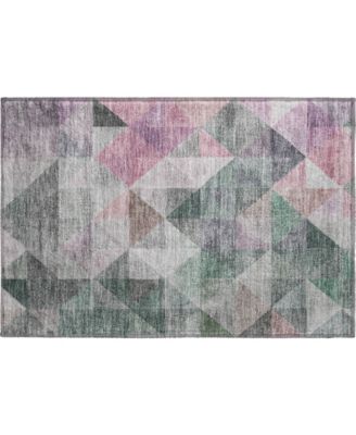 Mayfield Machine Washable AMF2006 1'8"x2'6" Area Rug
