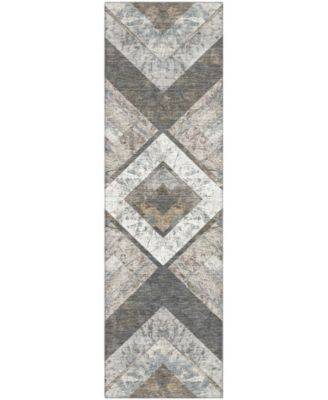 Mayfield Machine Washable AMF1955 2'3"x7'6" Runner