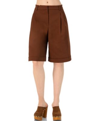 Women's Tailored Bermuda Shorts with Pockets