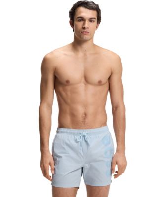 Men's Printed Logo Swim Shorts