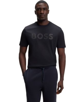 Men's Cotton Regular-Fit Tonal Logo T-Shirt