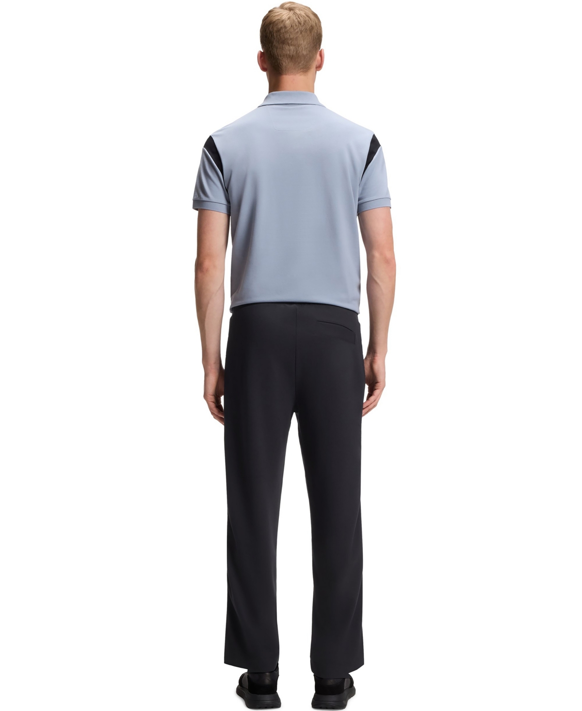 Boss by Hugo Men's Regular-Fit Jacquard Tape Jersey Pants