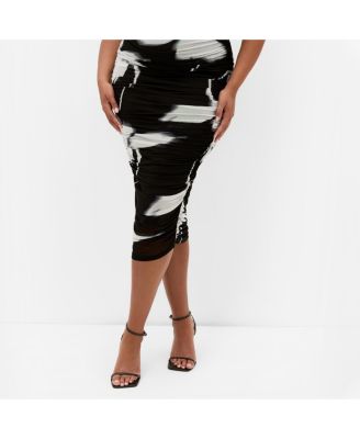 Women's Dana Blur Print Mesh Skirt
