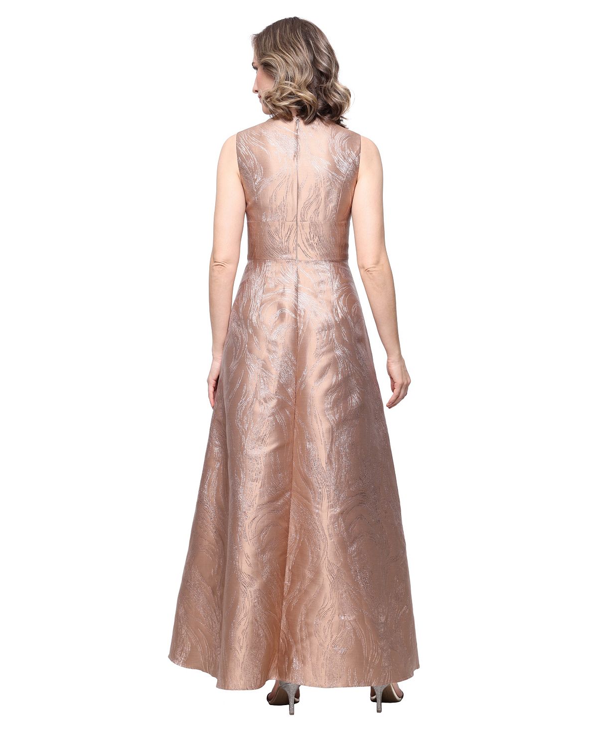 Alex Evenings Women's Jacquard Gown view 3 — MAYCSS fashion products