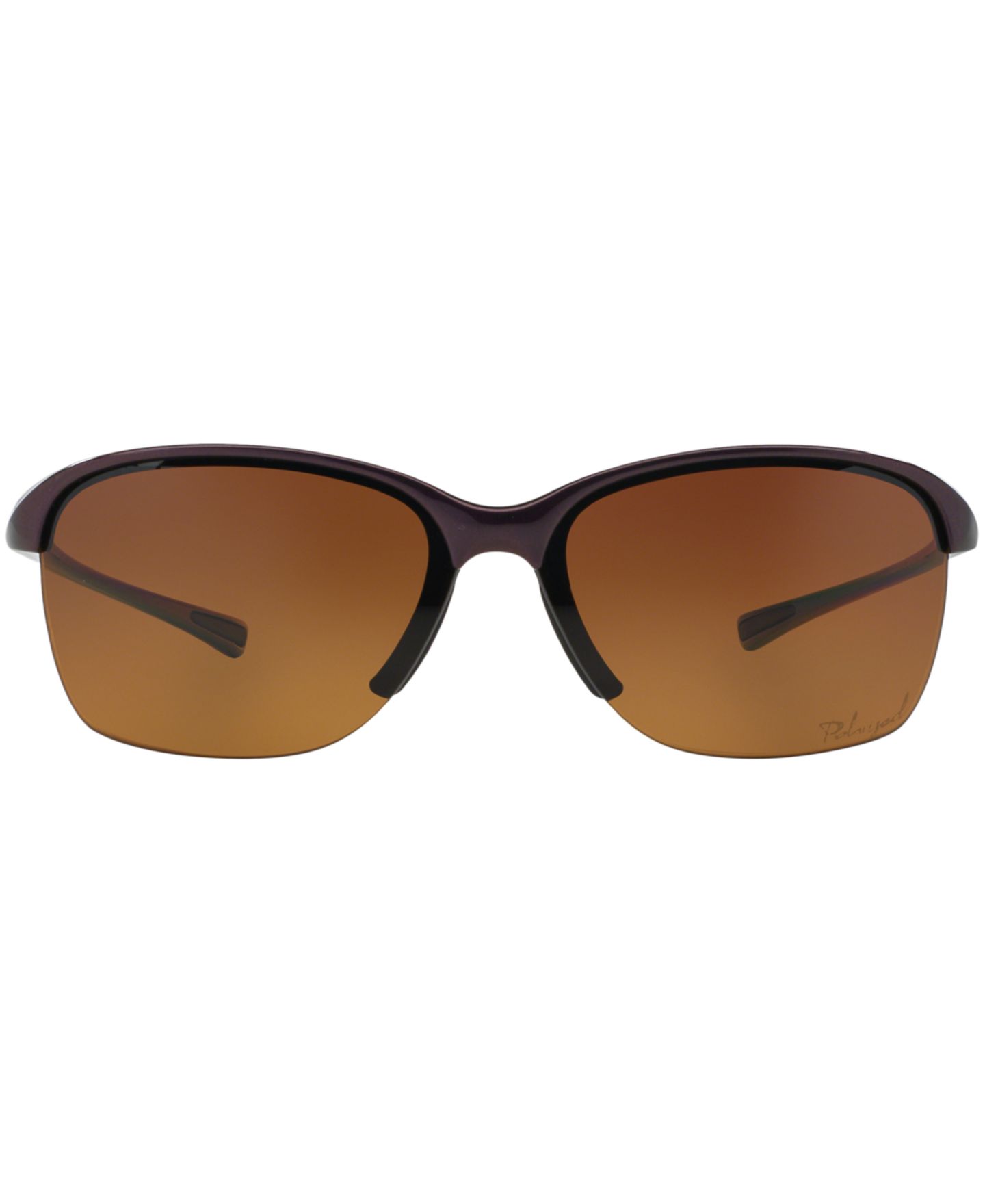 Женские солнцезащитные очки Oakley Polarized Sunglasses, OO9191-E, цвет: Фиолетовый / Коричневый — фото 2