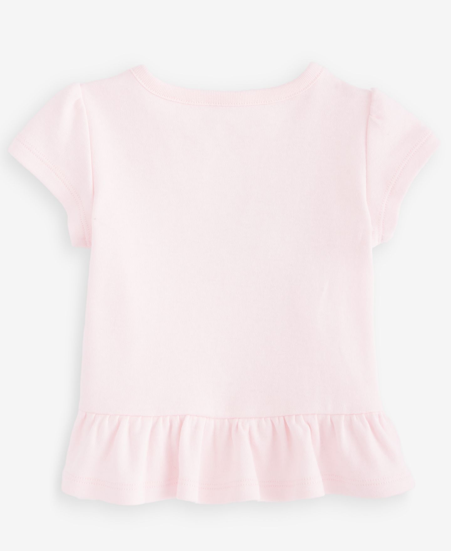 Футболка First Impressions Mix & Match Short-Sleeve Butterfly Peplum T-Shirt для девочек-малышей, цвет: Розовый — фото 3