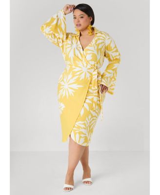 ashley stewart gold dress Dress Casual Short By Ashley Stewart In Multi-colored, Size: 3x