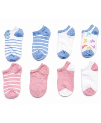 Girls' 4-8.5 Low Cut Socks, 8-Pack