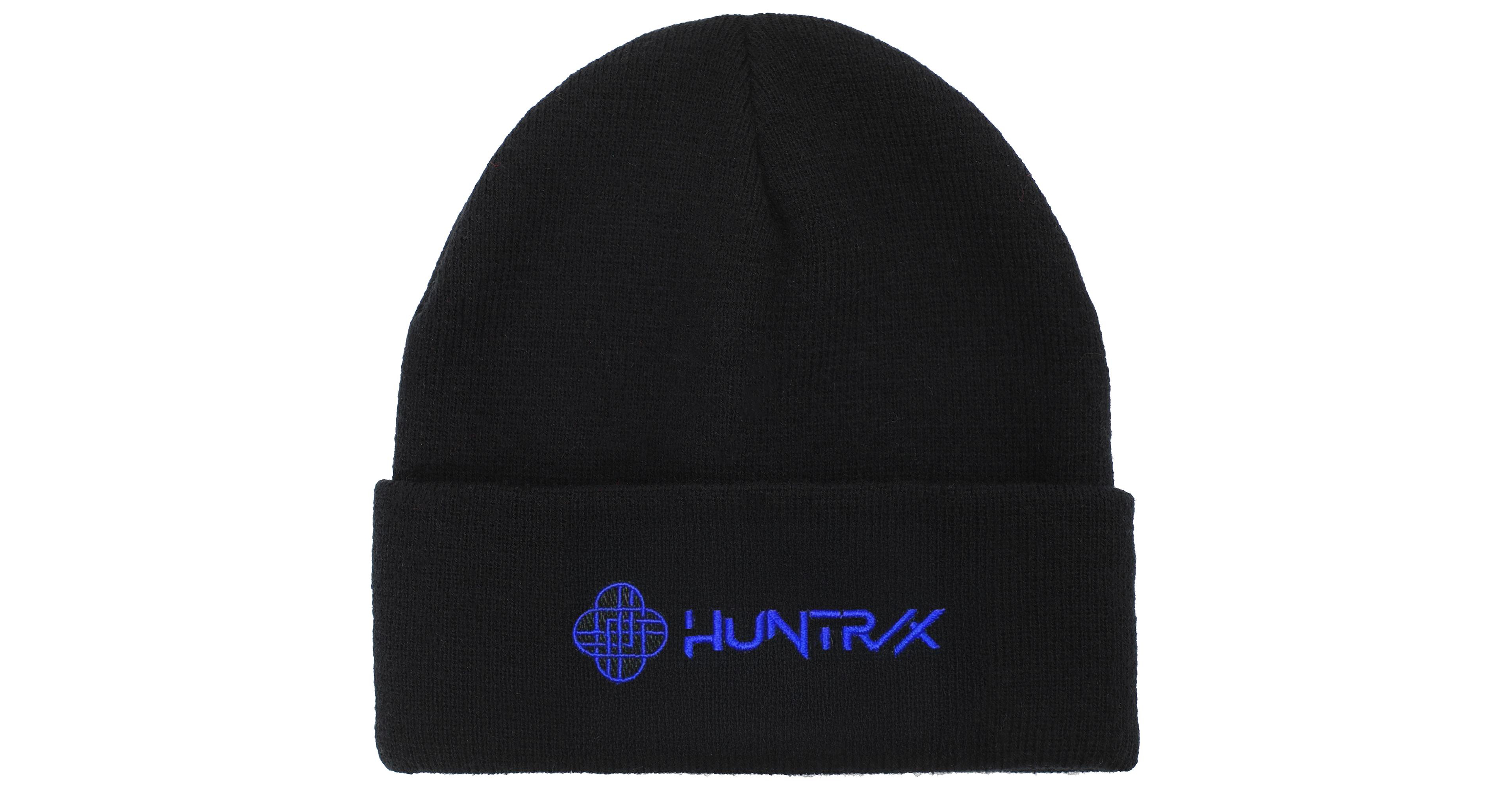 Kpop Demon Hunters Men's Huntr/x Black Cuff Knit Beanie