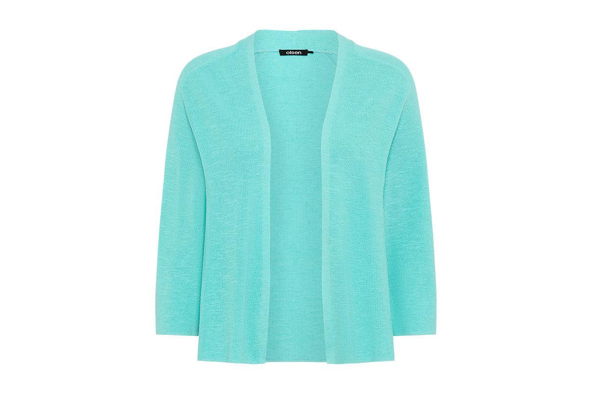 Olsen Women's Openfront Cropped Cardigan